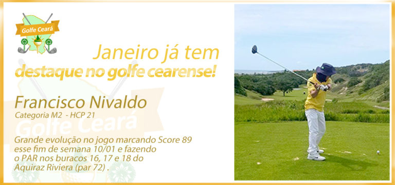 Destaque no golfe cearense!