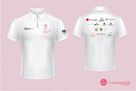 Camisa golfe rosa - Branca